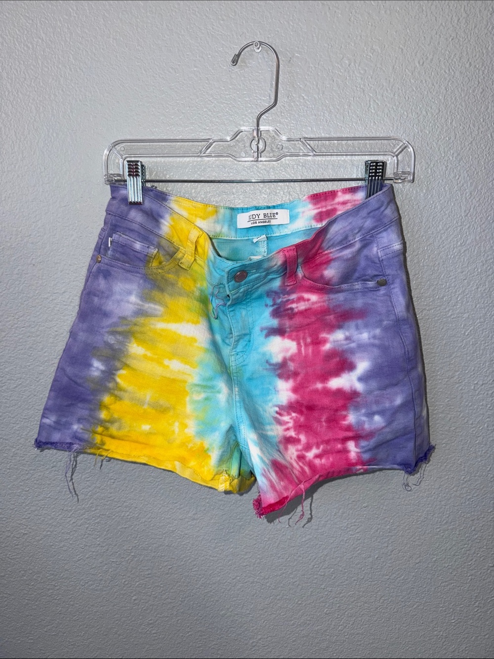 Judy Blue Tie-Dye High-Waist Women’s Shorts - Multi